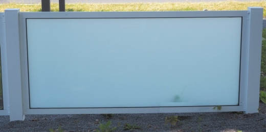 Gartenzaun Wahnbek  200 x 100 cm - Glas - Erweiterung